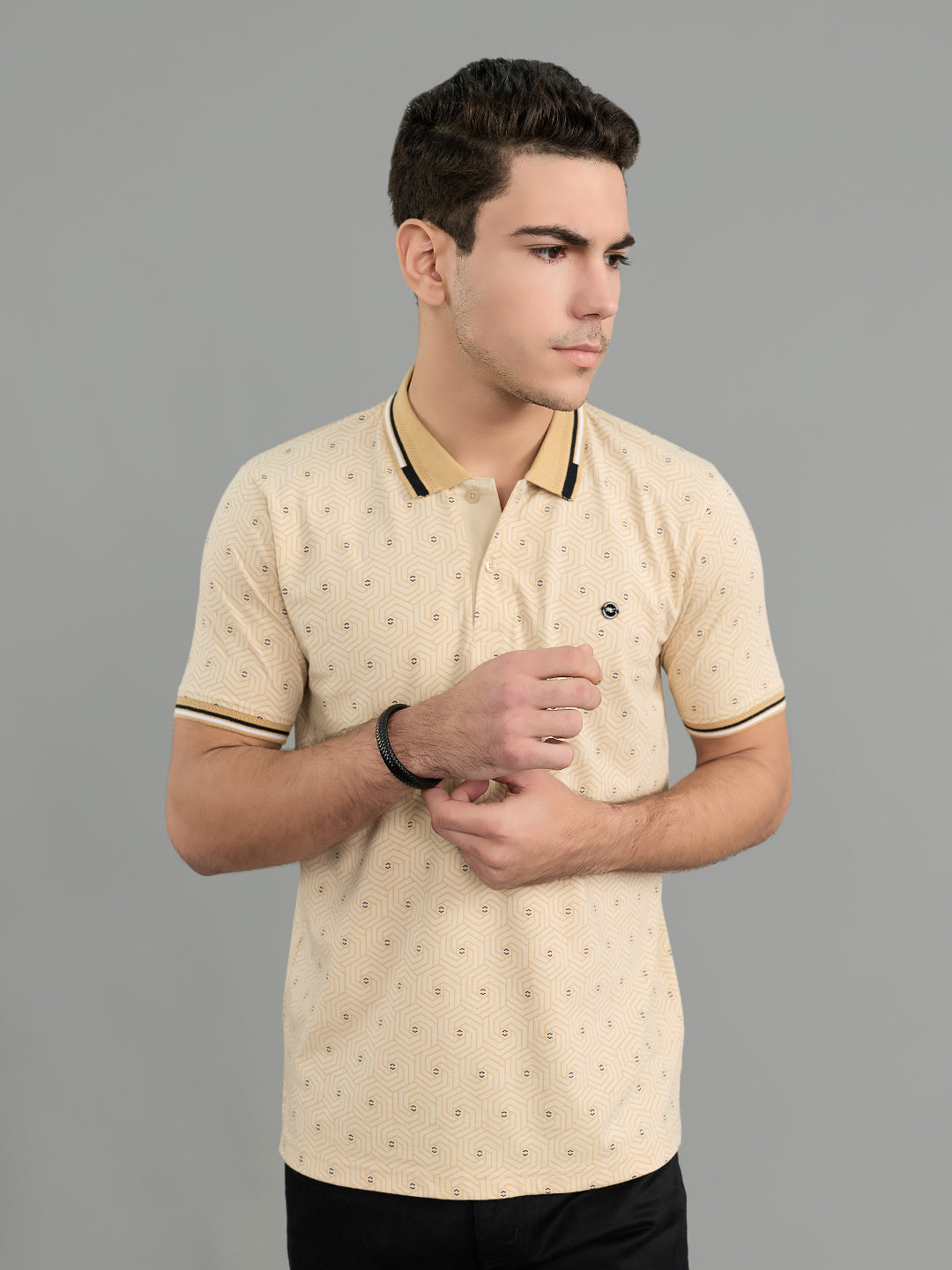 Monte Carlo Men Smart Fit Beige Tshirt L бежевый