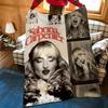 Music S-Sabrina C-Carpenter Throw Flannel Blanket Suitable for Sofas Beds Offices Travel, Camping Chairs