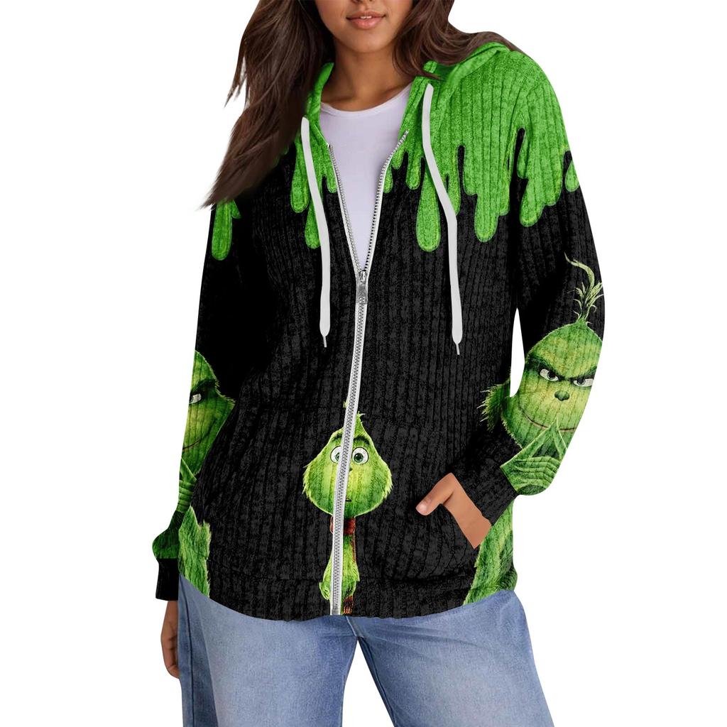 Mikiny pro ženy Trendy topy Ležérní Podzimní Móda Mikina s dlouhým rukávem S kapsami Svetr Lehký