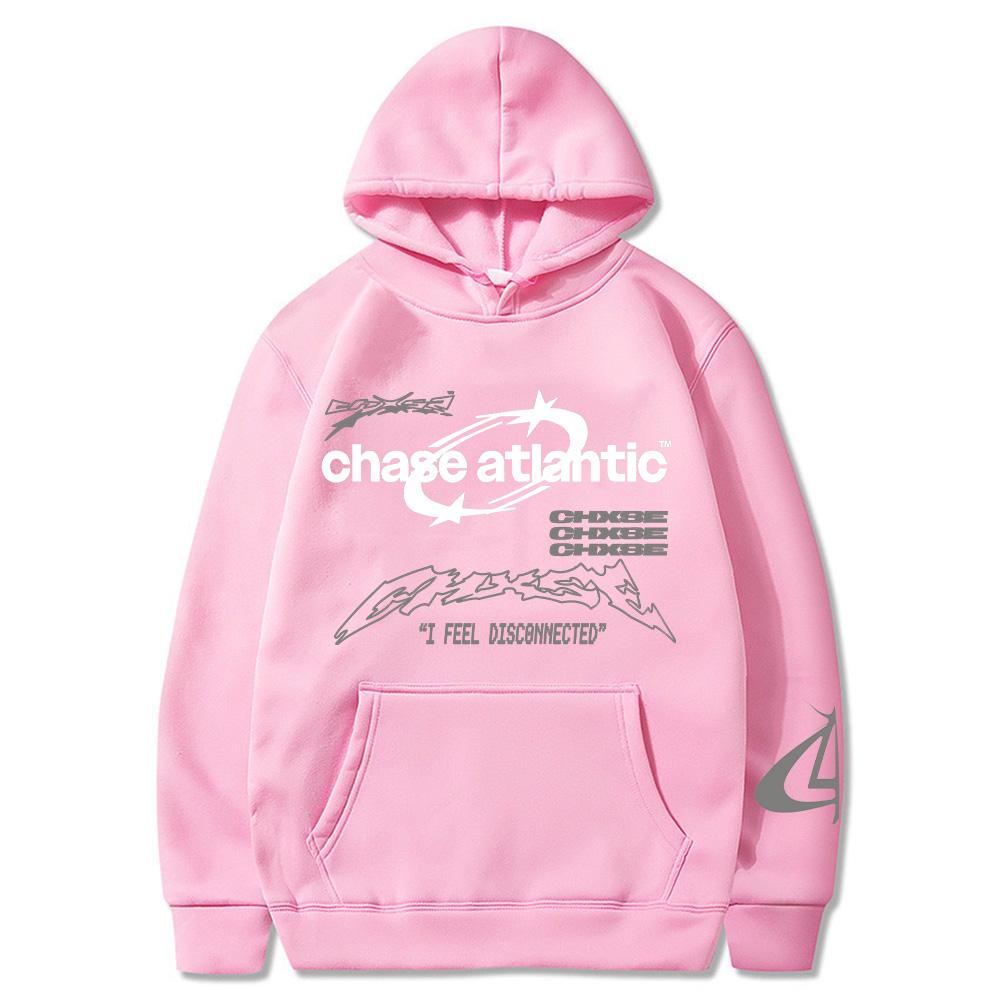Chase Atlantic I Feel Disconnected Hoodie 2025 Fashion Graphic Clothing Women Men High Street Oversized Pullovers Sweatshirt Y2K