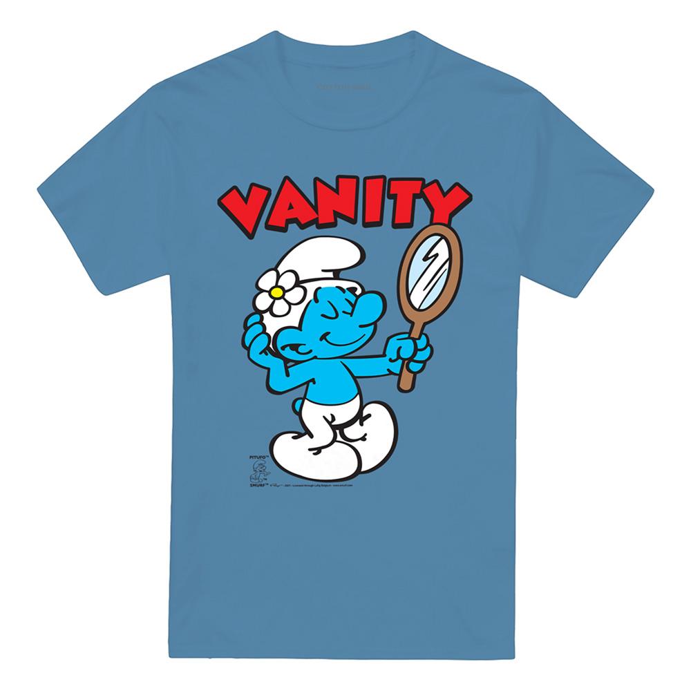 The Smurfs Unisex Adult Vanity Smurf T-Shirt