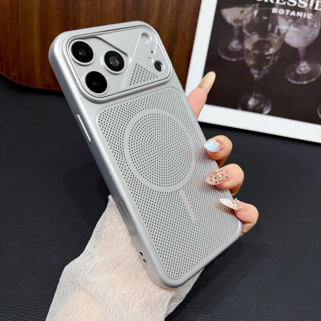 Applicable to iPhone11promax mobile phone case Apple 11promax breathable heat dissipation 11pro advanced sense case