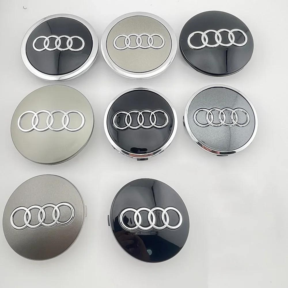 2026 Hot 4pcs 60mm 61mm 69mm 68mm Car Styling Wheel Center Cap Hub Replaced Covers For Audi A3 A4 A5 A6 A7 A8 S4 S6 4B0601170 8D0601170