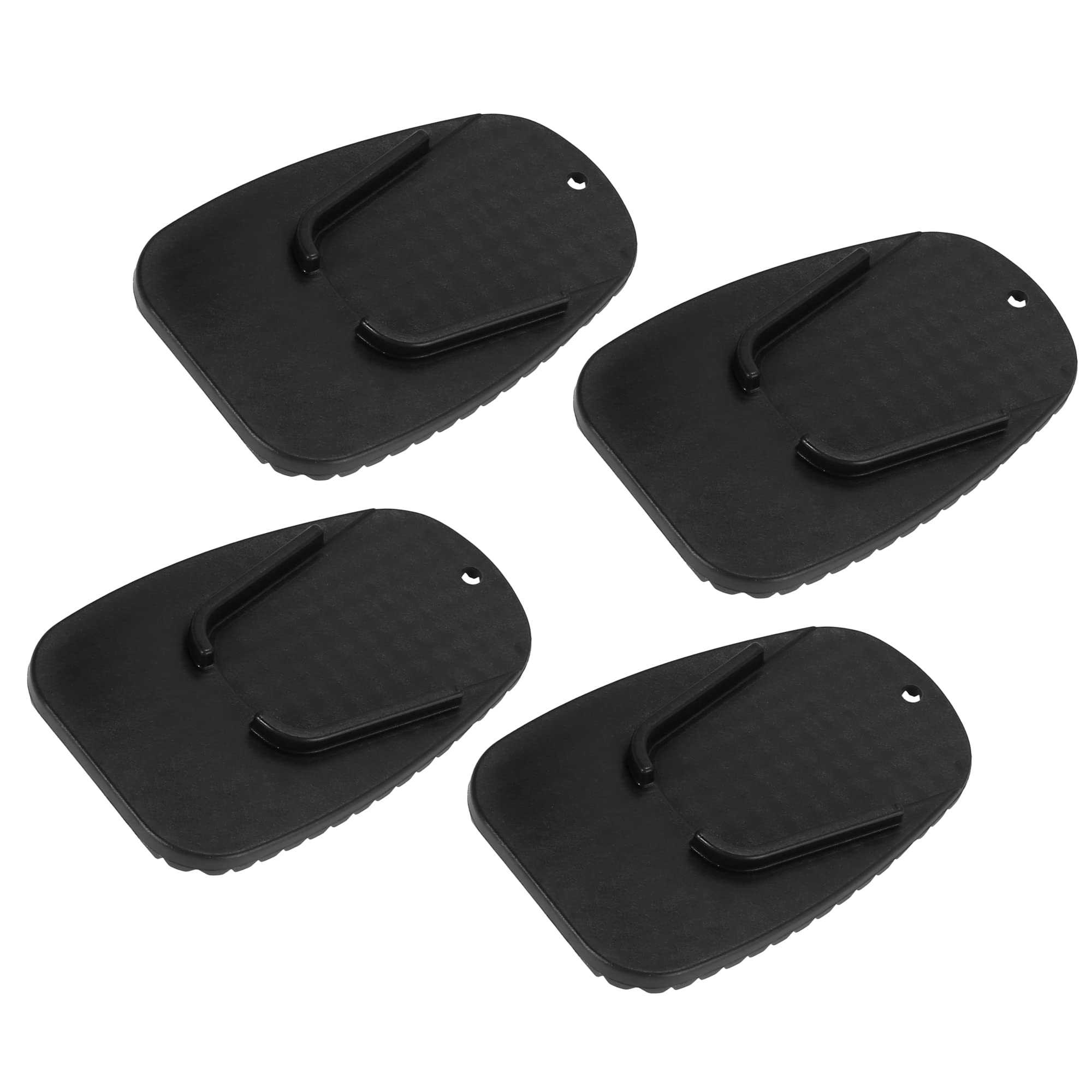 

ACROPIX Motorcycle Kickstand Pad Support Plate Pad Parking Stand Side Stand Extension Pad Black 4pcs чёрный