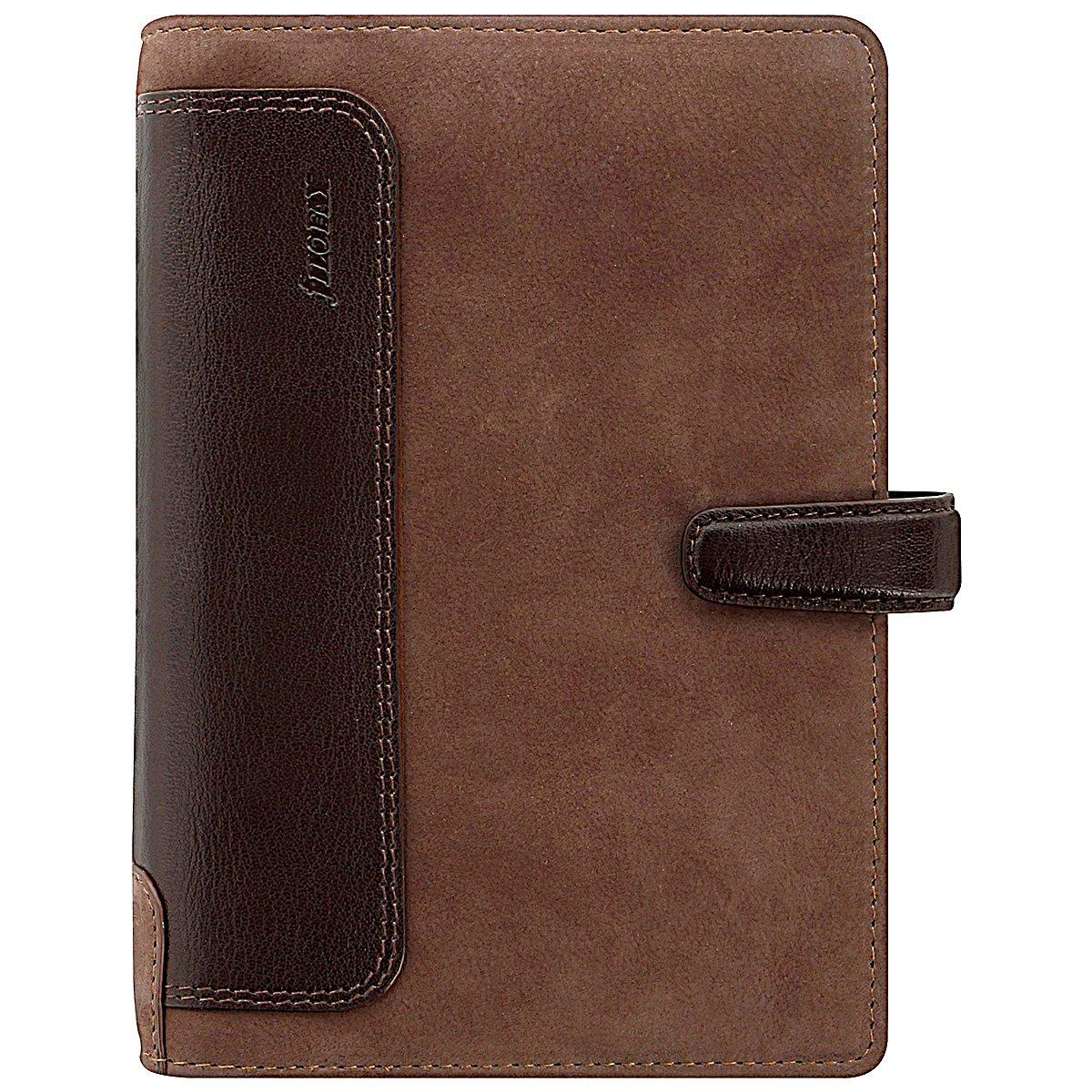 

Filofax Holborn Nubuck System Organizer Bible Brown Official Import 17-026040