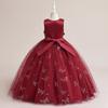 Neue Jahr Rot Kostüm Mädchen Kleid Weihnachten Prinzessin Kleid Hochzeit Party Kleider Pailletten Vestido Kinder Kleid Für Teenager Mädchen