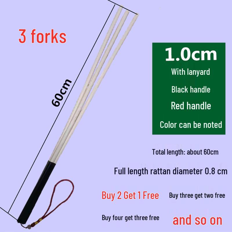 Bamboo Rattan Cane for Teachers: Soft Resin Whip Baton for Classroom and Home Instruction