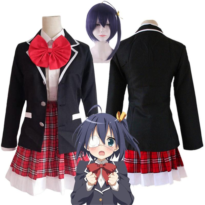 Love Delusions Chunibyoother Rikka Takanashi School Uniform Costume Cosplay