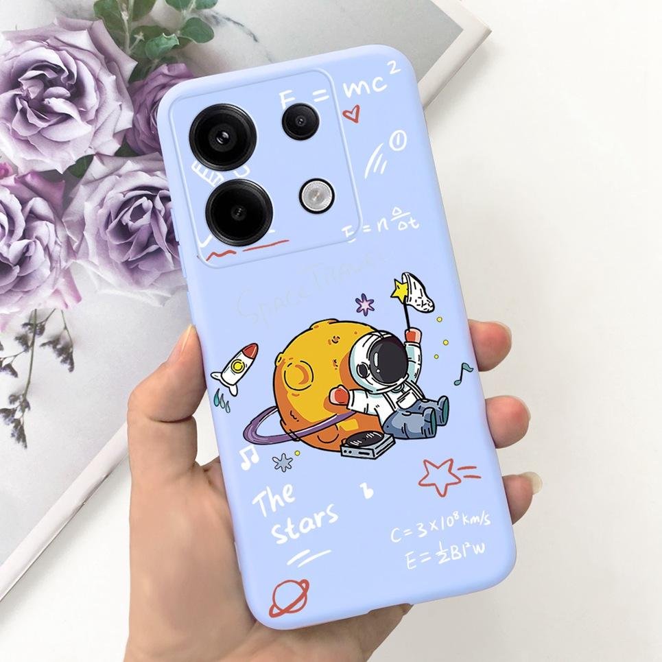 For Xiaomi Poco X6 Pro 5G Phone Case Xiaomi Poco M6 Pro 4G Back Cover Cartoon Cool Style Child's Coque Funda Soft Silicone TPU