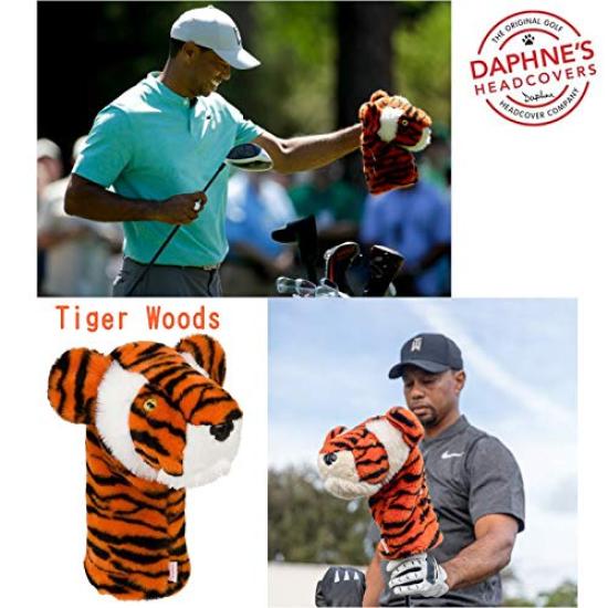 Tiger Favorite Tiger Plush Headcover for Drivers Tiger US Specification Woods' Daphne's (460cc), Design, [Parallel Import]