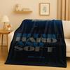 3D Billie Eilish Hit Me Hard and Soft Singer Flannel Blanket,Ultra Soft Warm Plush Throw for Home Bedroom Bed Sofa Cover Kids