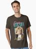 Vanessa Paradis Debbie 80er Jahre Stil Gibson Ästhetik Basic T-Shirt