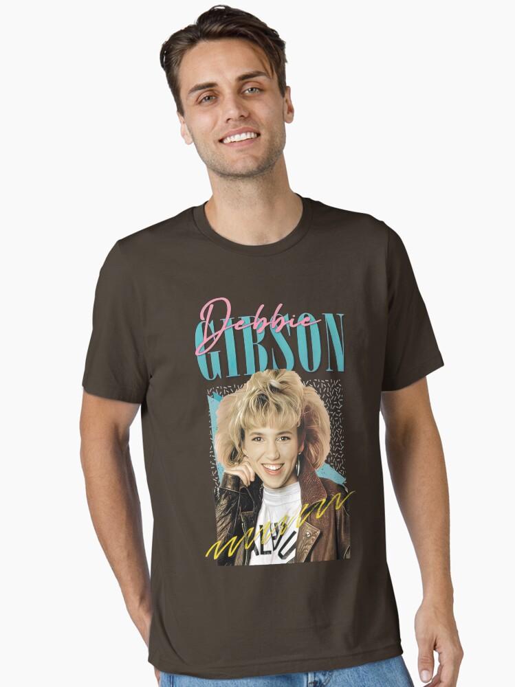 Vanessa Paradis Debbie 80er Jahre Stil Gibson Ästhetik Basic T-Shirt