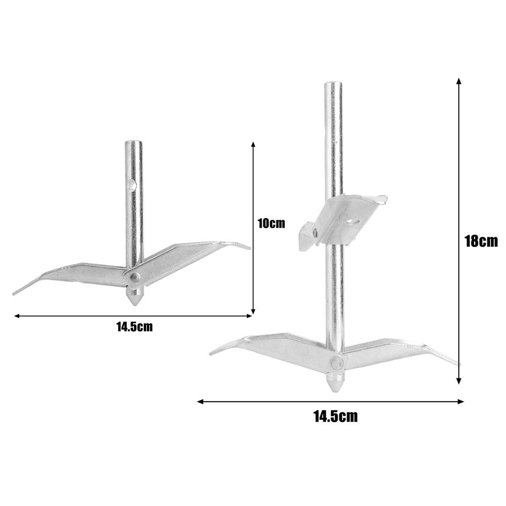 Double-layer Ground Anchor Hard Steel Sturdy Hook Tent Anchor Gardening Greenhouse Fixers Orchard Tree Wire Rope Fixator