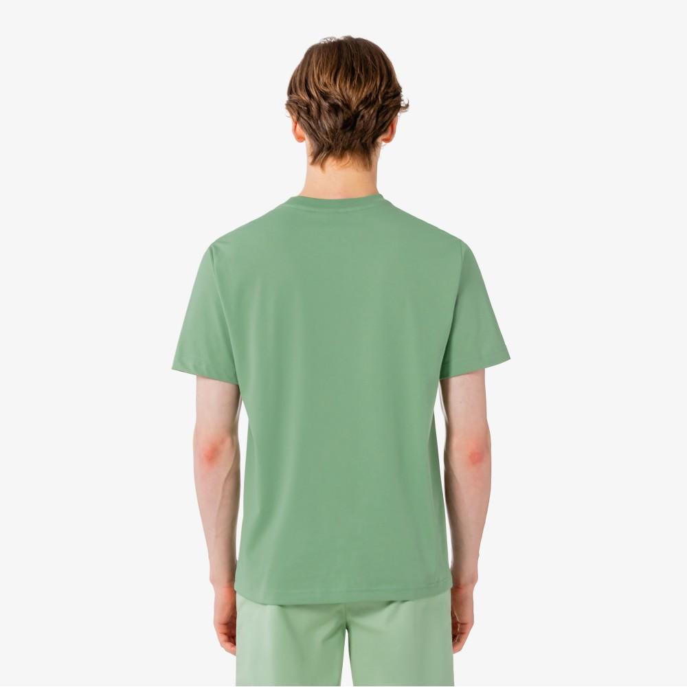 [Lacoste] Men's Basic Crew Neck Short Sleeve T-Shirt TH380E-56G02M