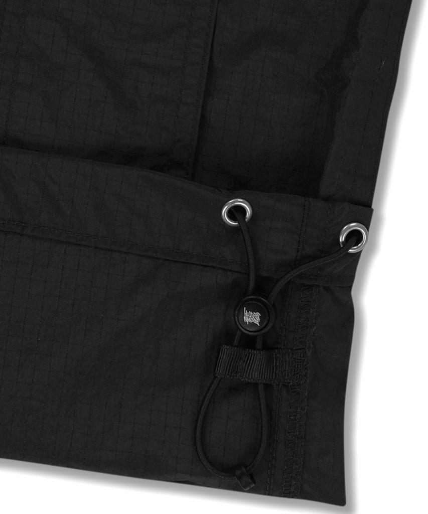 BROWNBREATH Tag Double Knee Nylon Pants - Black