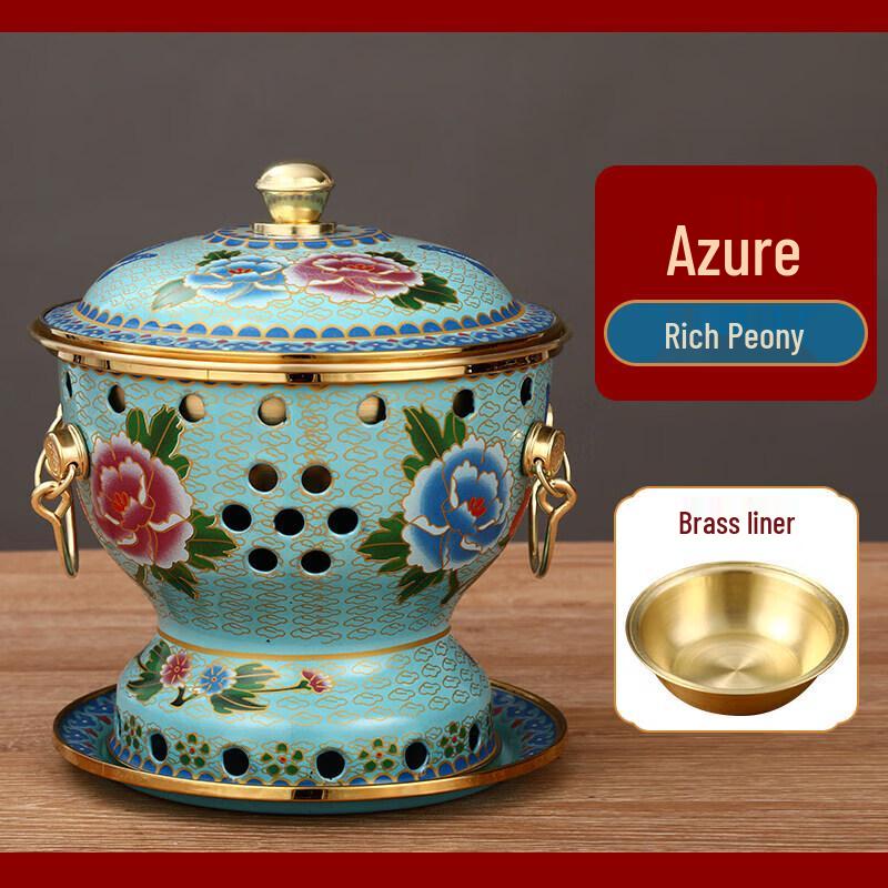QW Pure Copper Enamel Personal Hot Pot