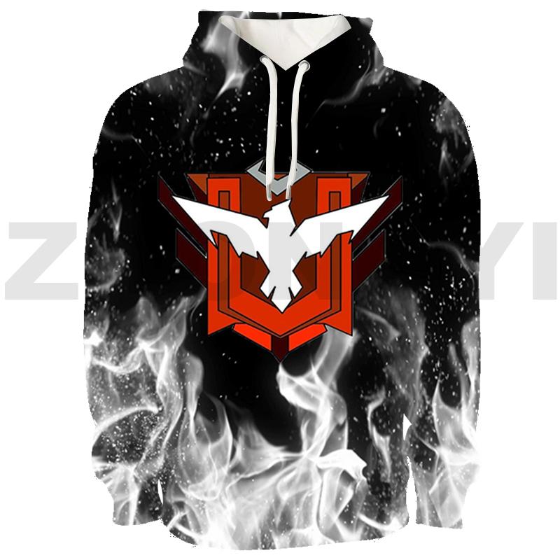 

Смешная игра Free Fire Garena 3D толстовки подростков аниме толстовка мода повседневная мужская одежда косплей костюм теплая женская уличная одежда 3XL