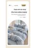G5Z Cotton Bedding Set - Simple Solid Color, 3 or 4-Piece Options for Double or Single Bed