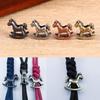 Rocking Horse Brass Knife Beads Edc Outdoor Diy Paracord Handmade Woven Lanyard Pendants Bracelet Charms Accessories