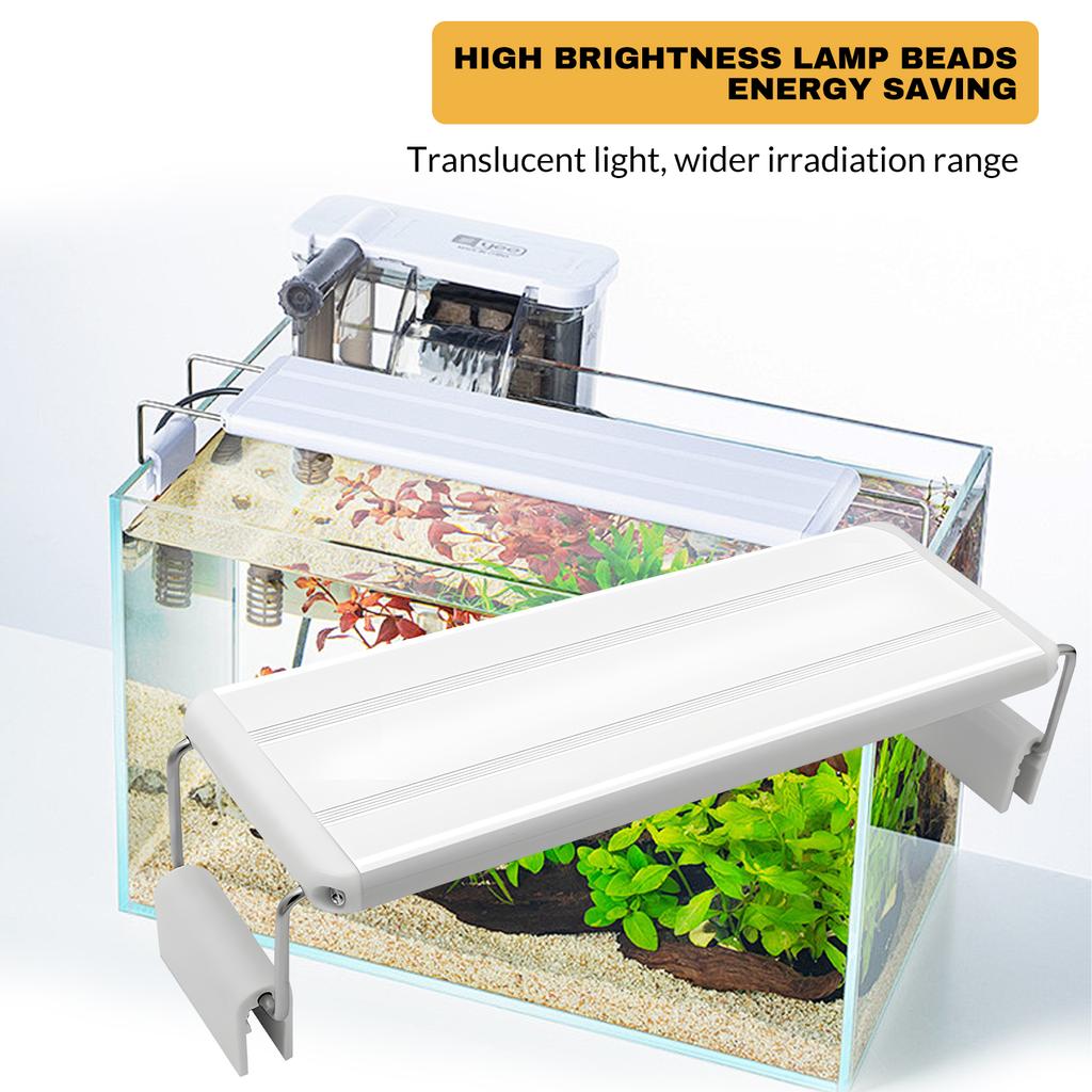 Super Slim LED Aquarium Light Lighting Plants Grow Light Aquatic Waterproof Aquariums Decor Lighting Clip-on Fish Tank Light