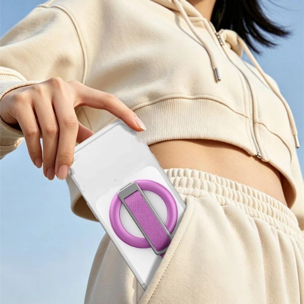 360° Rotatable Magnetic Phone Holder Foldable Phone Mount Phone Kickstand Browsing