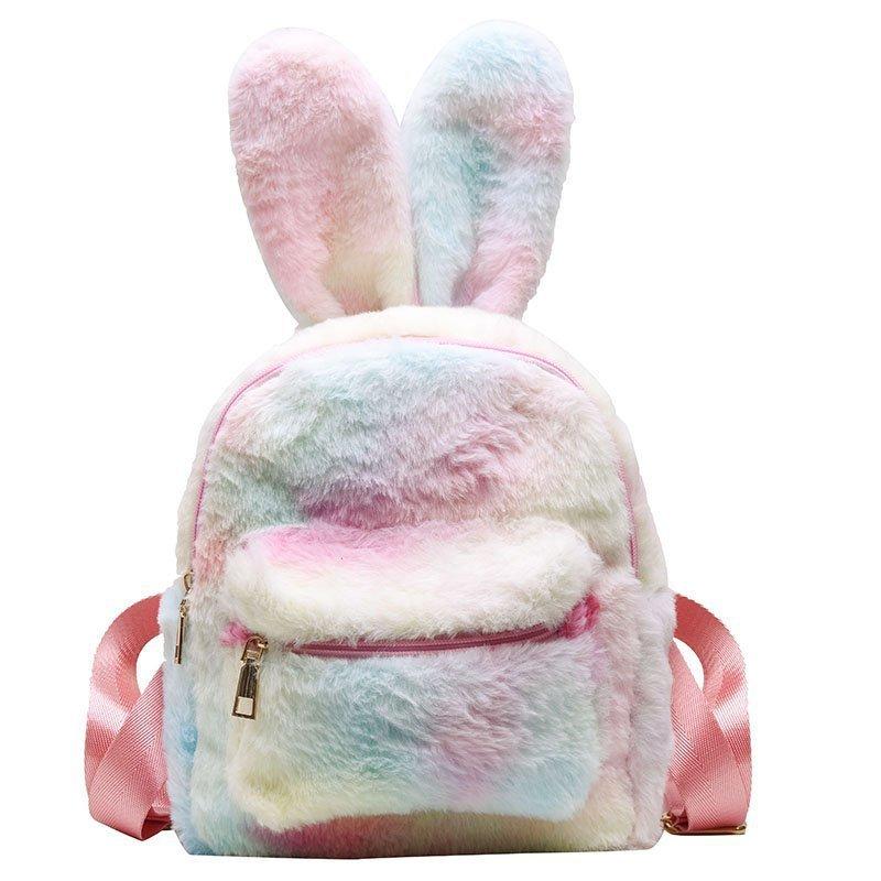 Kid's Backpack Easter Mini Simple Plush Rabbit Bag Korean Children's Plush Bear Pendant Shoulder Bag Tide Child Girl Purse Bag