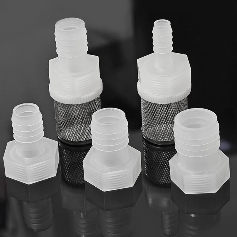 6-Minute Inner Thread Plastic Hose Connector with Water Pump Filter Screen
