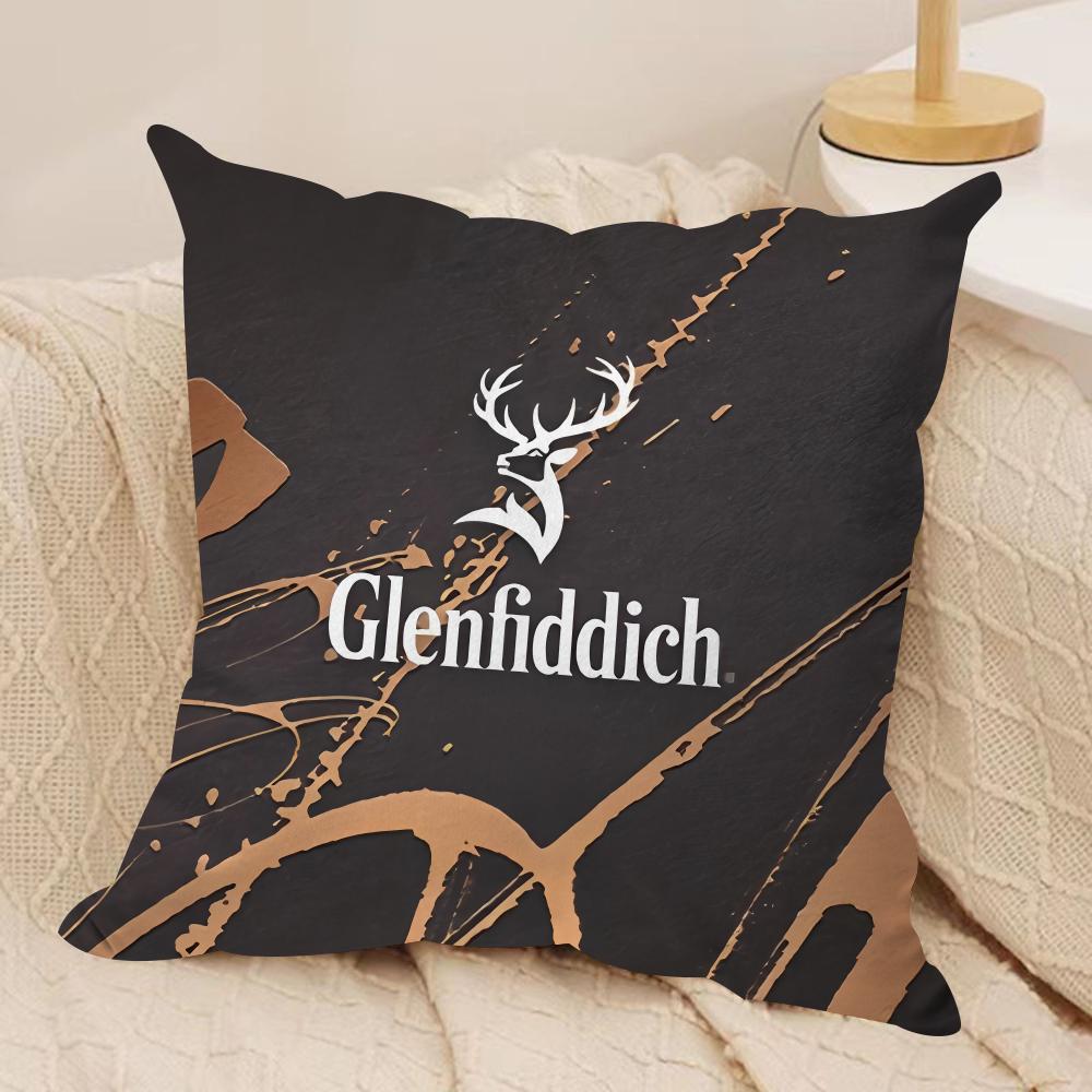 The G-Glenfiddichs Custom Cushion Cover Silky Short Plush Double-Sided Printed Pillow Case For Sofa All Seasons Home Decor Gift