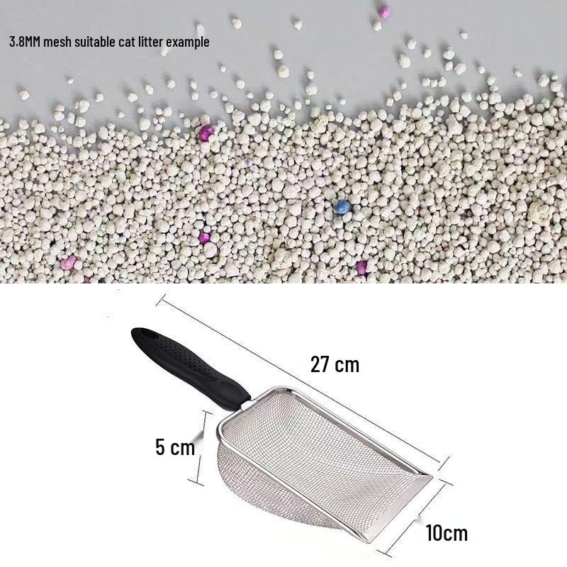 

Многофункциональный совок для кошачьего наполнителя и отходов домашних животных для рептилий и птиц 10*27*5cm