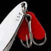 5Pcs Fishing Spoons Fishing Lures Compact Portable Casting Spoon Treble Hooks Jigs Hard Metal Spinner Baits for Freshwater Saltwater