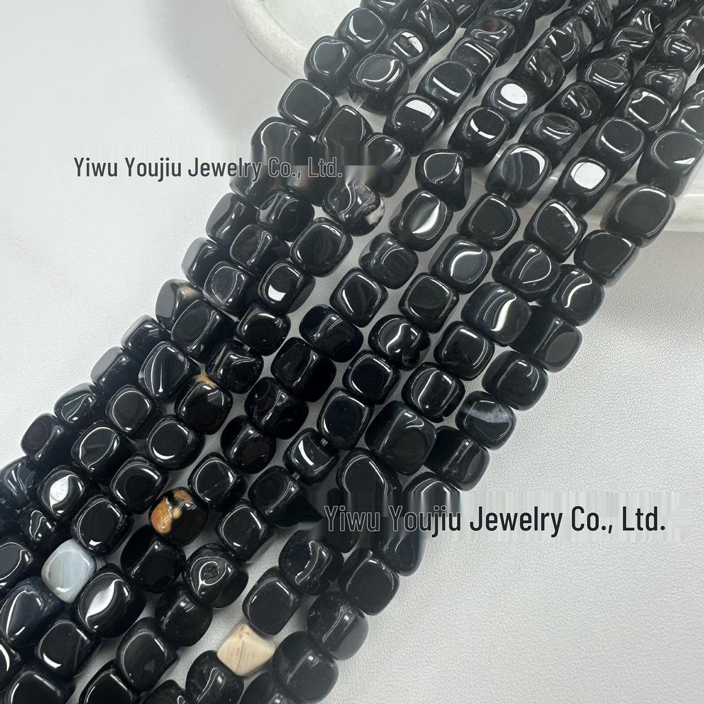 Square Weathered Sugar Cube Stone Beads - DIY Bracelet & Jewelry Accessories