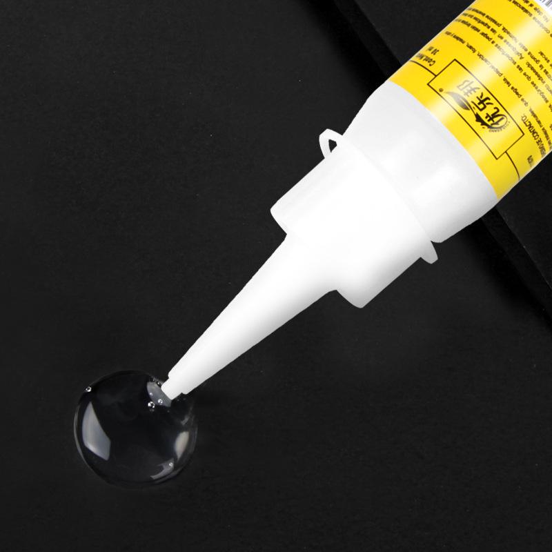 30ml Transparent Alcohol Glue for Kids' DIY Crafts: Non-woven Fabric, Hemp Rope, Styrofoam, and Pipe Cleaners