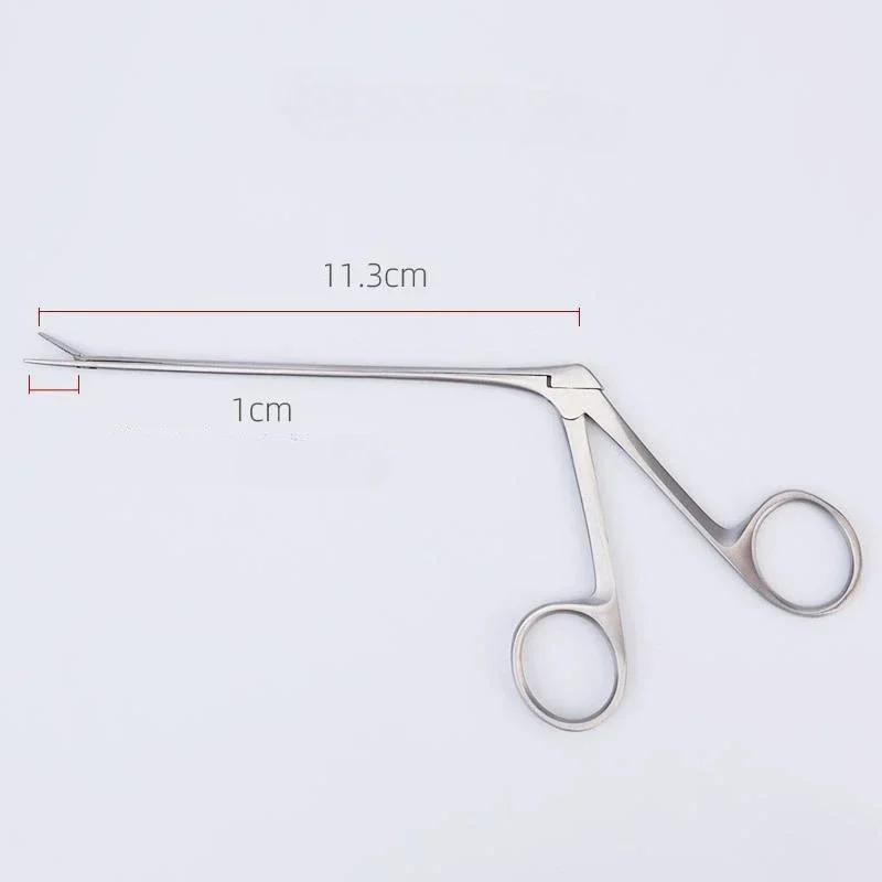 Medical Ear Wax Pick Tongs Earwax Remover Micro Alligator Crocodile Forceps Earpick Nose Operational Cleaner Clip
