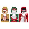 Christmas Bathroom Toilet Seats Cover Mat Set Toilet Seat Cover And Rug Set Santa Snowman Elk Pattern Home Accessories