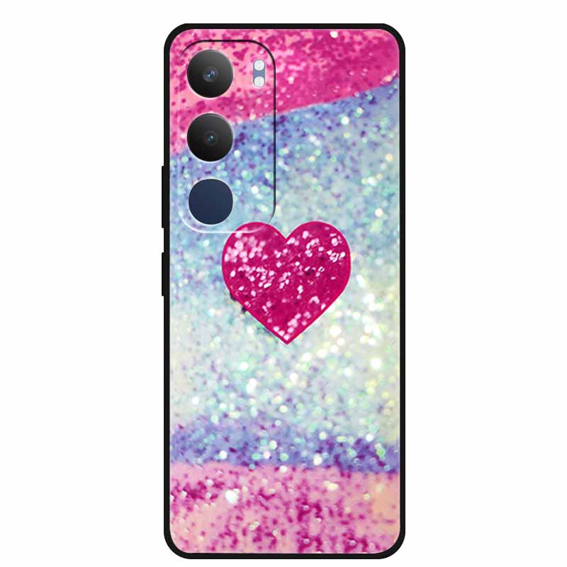 For Vivo Y19s 4G Case Y 19s 6.68" Soft Silicone TPU Phone Case for Vivo Y19s Pro 4G Cartoon Animal Shockproof Cover Y19 s Pro 4G