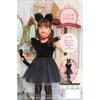 Clearstone Petit Shanoir Black Cat Cosplay Halloween Costume 100cm Kids Girl Black