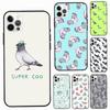 Pigeons Collage Coque Phone Case For iPhone 11 14 12 Pro Max 13 Pro XS MAX 6 7 8 Plus 5S SE 2020 X XR Cover