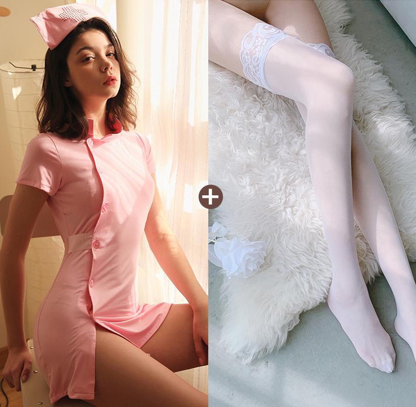 Uniform pajamas sexy free temptation sexy hot nurse clothing nightclub uniform sexy lingerie