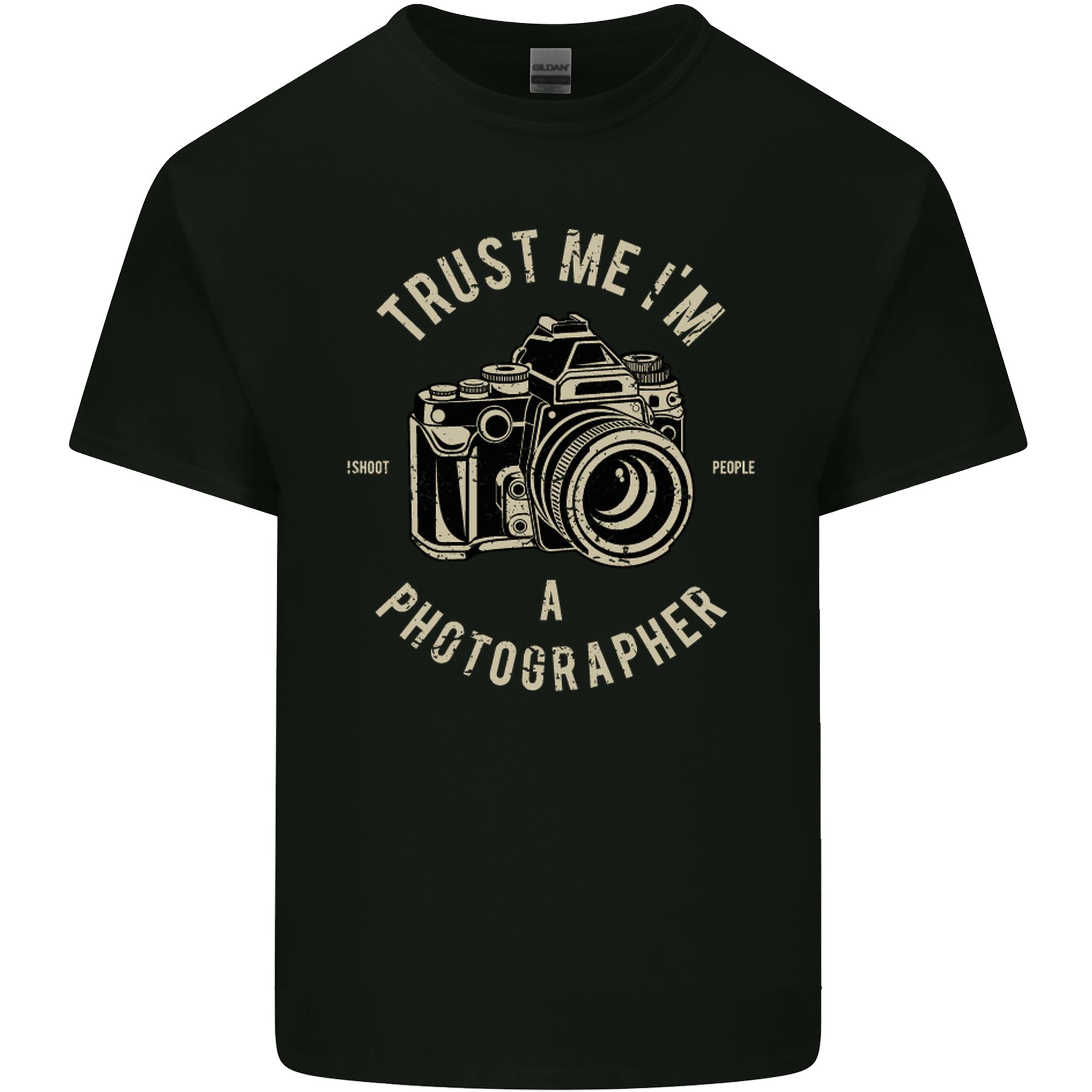 Trust Me Im a Photographer Photography Unisexs Light Cotton TShirt S