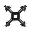 1 llave de portabrocas de 4 vías, llave de portabrocas universal para taladro, llave de portabrocas portátil 4 en 1 para la mayoría de taladros y herramientas eléctricas.