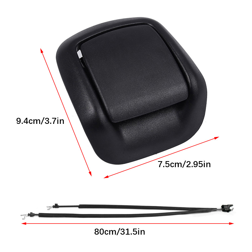 Manija de inclinación del asiento del automóvil izquierda/derecha con perilla de ajuste de inclinación del cable para Ford Fiesta MK5 MK6 1417521/1417520/1441167/1441166