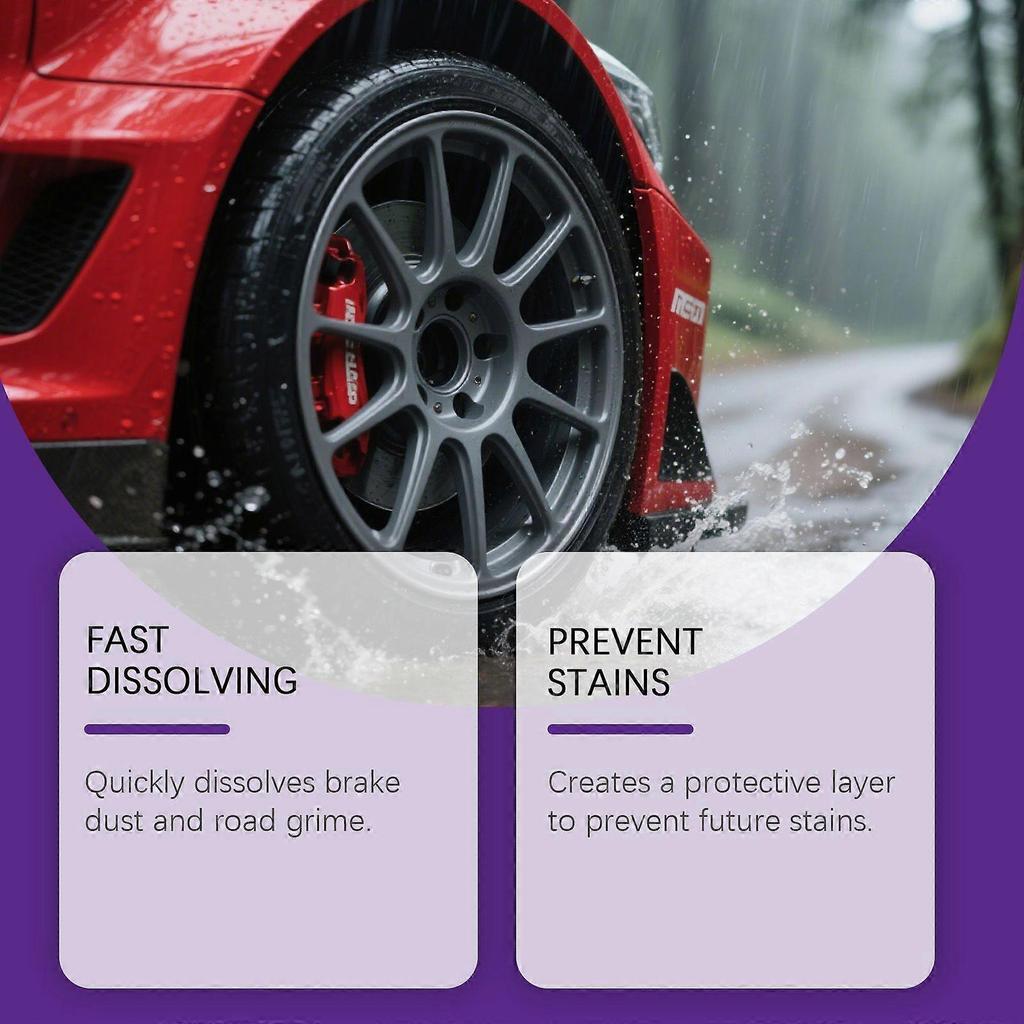 Rayhong Wheel Cleaner Car Tire Polishing And Brightening Renovation Foam Wheel Care Agent