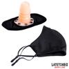Mask with Removable 6 Cm Dildo Accessory