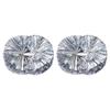 Cheerleading Pom Poms with Handle - 6 Inch Metallic Laser Cheer Flower Ball for Cheerleaders Performance,
