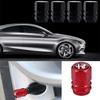 Car Sticker For Alfa Romeo 159 147 4Pcs Car Tire Valve Stems Cap Tire Valve Cap For Alfa Romeo STELVIO Giulia 159 Giulietta 147 rvcr43
