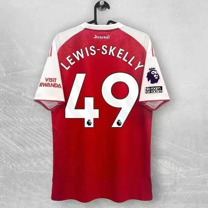 Arsenal Hazai Futballmez ''-'' Szurkolói Kiadás Egyedi Név Szám Rövid Ujjú Futball Szett Férfi Női
