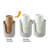 Set of 3 Elegant Paper Cup Organizers with Double Tubes Designs Home Decoration Portable for Household Easy Access