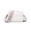 Genuine Leather Wide Shoulder Strap Single-shoulder Bag Soft Leather Casual Crossbody Bag