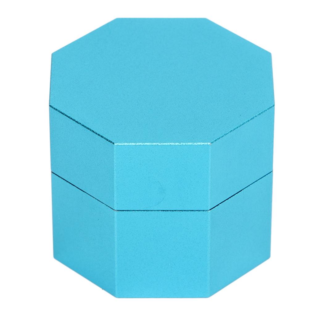 Billiards Octagonal Chalk Case Set Magnetic Billiard Cue Chalk Box Holder with Silent Fixed Clip